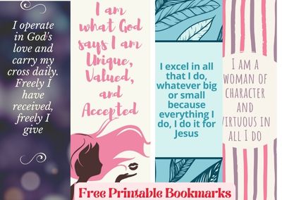 FREE! Printable Bookmarks For You