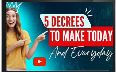 5 Decrees That Can Turnaround Your Life! (+ FREE Wallpapers)