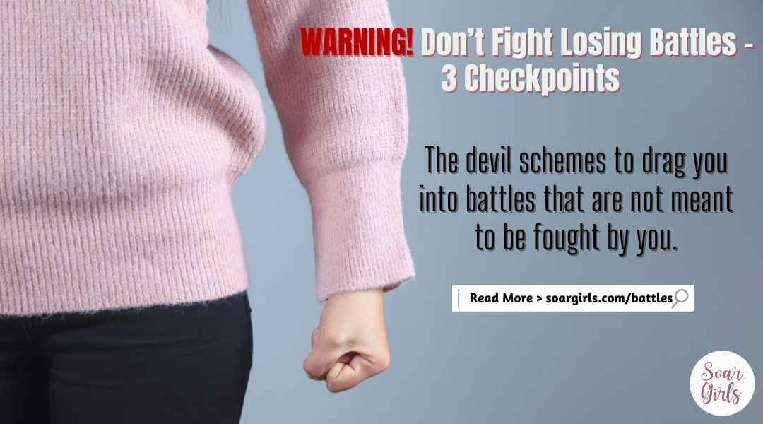 WARNING! ⚠️ Don’t Fight Losing Battles 