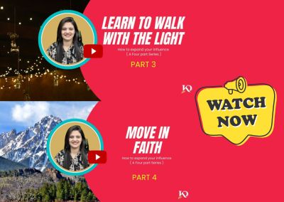 How to expand your influence in this season. (Part 3 & 4)